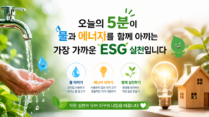 [ESG 그린 시그널 15회] 샤워 5분 줄이기 챌린지