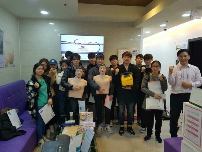 자원봉사자 역량강화 비만예방 캠페인 및 CPR(심폐소생술) 교육 실시