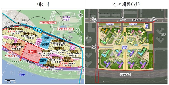서빙고아파트지구내 한강맨션아파트(1주구) …정비계획 변경(안) 심의 가결