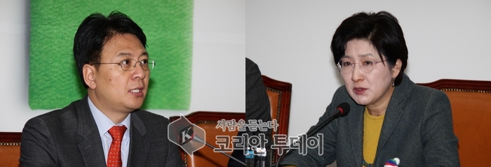 장진영, 박주현, 전당원 투표에 대한 찬반 놓고 날선 공방