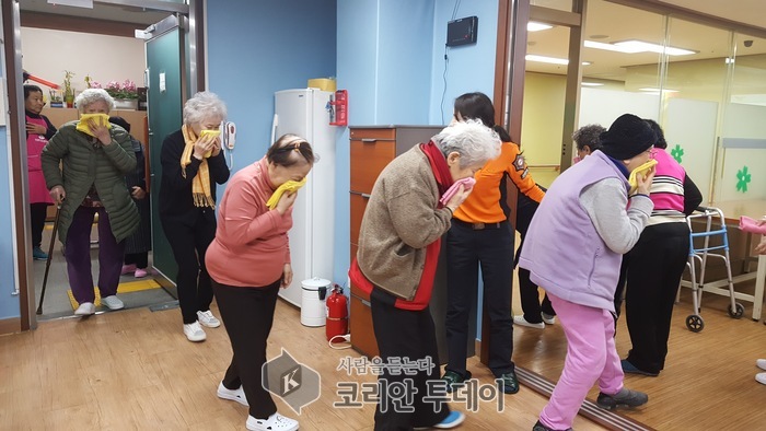 강남소방서, 겨울철 노인대상 소방안전교육 실시