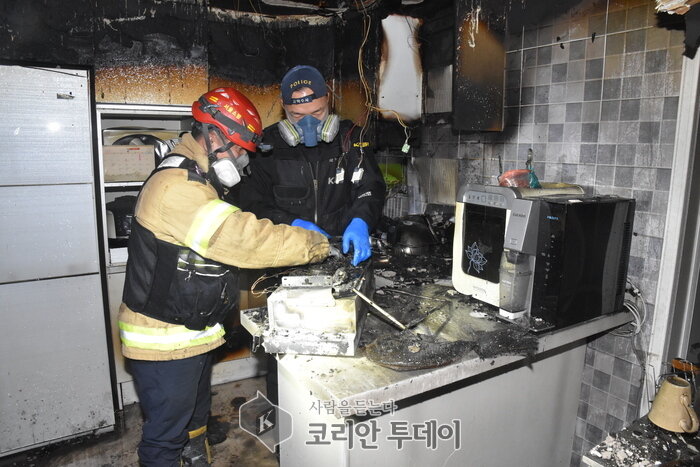 서울강서소방서, 다세대 화재 처리