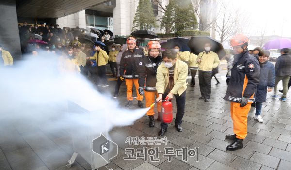 종로소방서 민방위의 날 정부서울청사 합동훈련