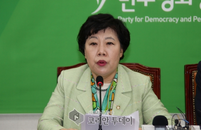민주평화당 28일 오전 국회에서 열린 최고위원-국회의원 연석회의