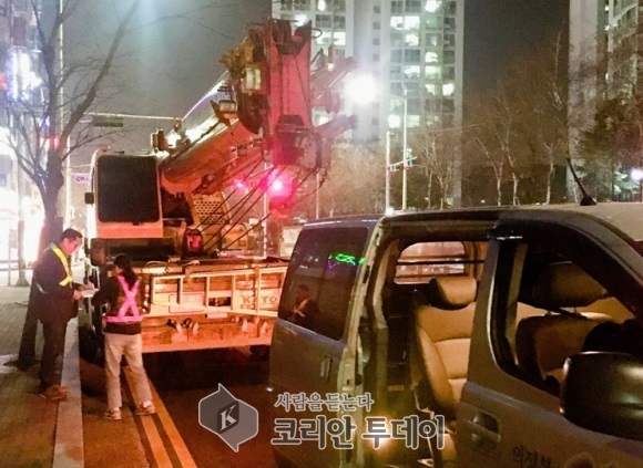 의정부시 건설기계 ‘불법주기’ 야간단속 주 2회로 늘린다