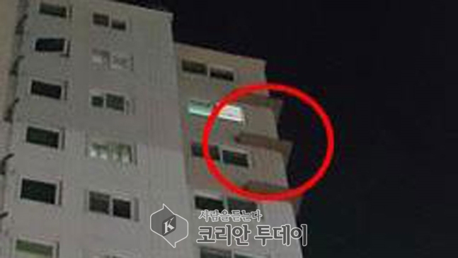 평택 모아파트 20대 여성 14층서 투신 … 에어매트 덕 구사일생