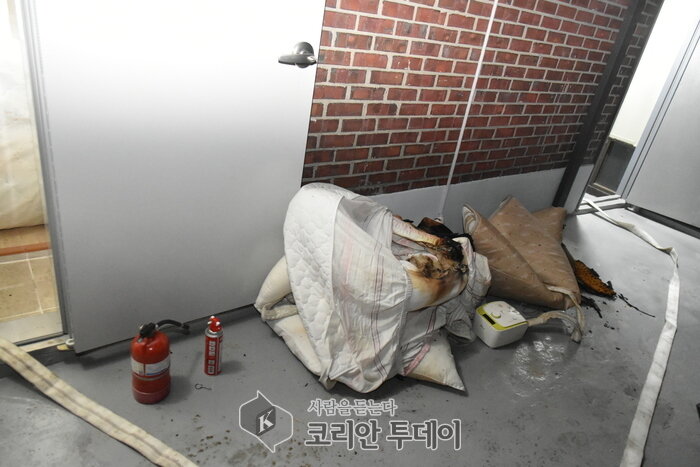중랑소방서, 주택에서 화재!! 소화기로 초기진화!!