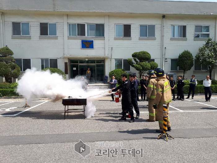 김포공항 경찰대에서 공공기관 합동훈련을 실시