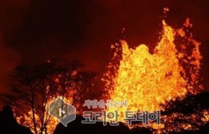 하와이 화산폭발 첫 중상자 발생 … 용암이 튀어 하반신 크게 다쳐
