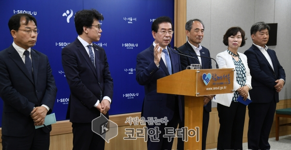 박원순 “시장실 서민이 필요한 곳으로 옮기겠다”