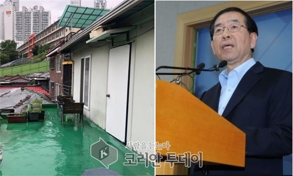 박원순 서울시장 22일부터 강북구 옥탑방 ‘한달 살이’