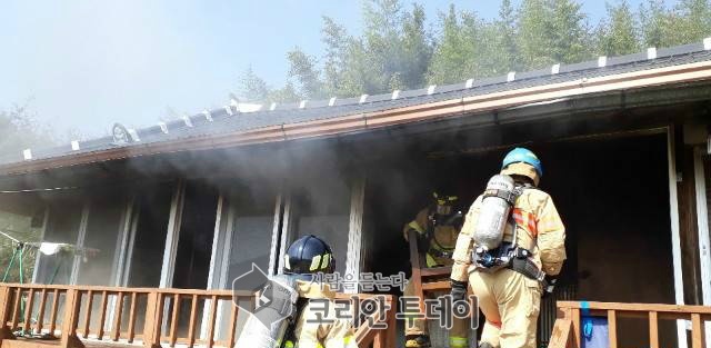 나주소방서, 주택화재 발생···’다행히 다친사람 없어’