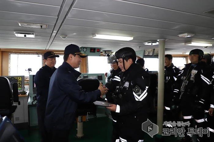 여인태 제주지방해양경찰청장, 해상치안현장 순시