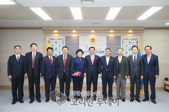 중국 산시성 인민대표단, 전남도의회 방문