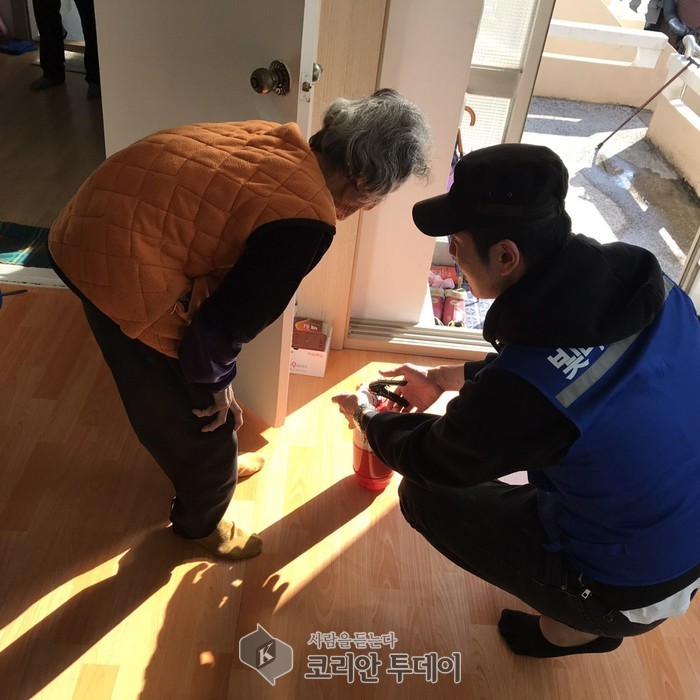 빛나눔봉사단, 금정구 소외계층에게 안전점검 봉사 펼쳐