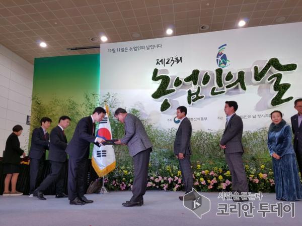 무안군 친환경고구마 명인 김기주, 국무총리상 수상