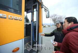 강진군 1,000원버스 운행 시작