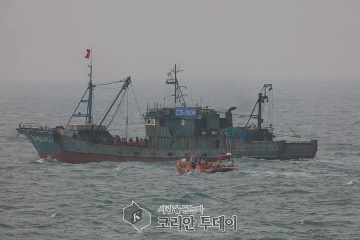 목포해경, 조업일지 허위기재 불법조업 중국어선 4척 나포