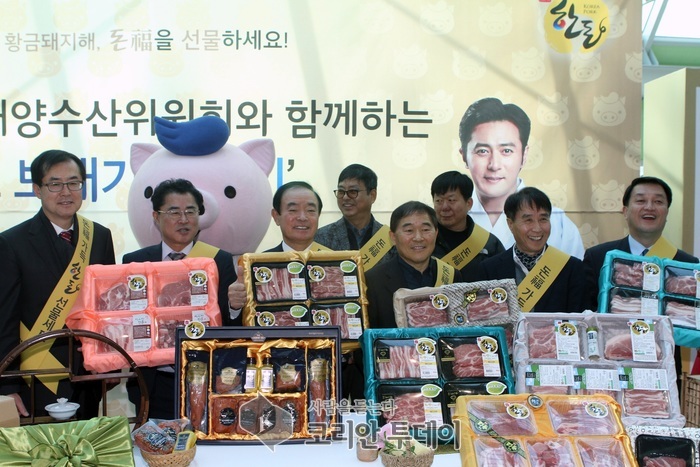 황주홍 위원장, 2019 설 명절맞이 한돈 소비촉진 캠페인 개최
