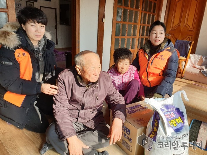 고흥소방서, 도양읍 여성의용소방대 명절 맞이 위문품 전달