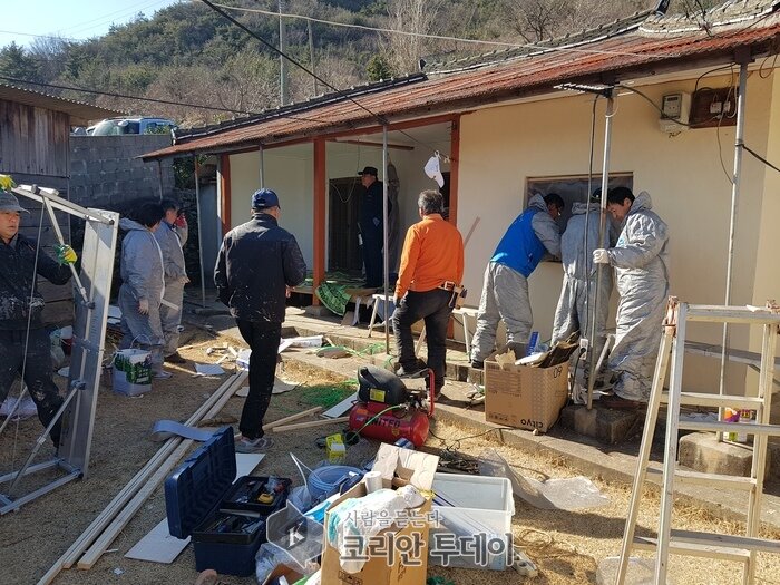 여수시, 사랑그루터기봉사단 ‘집수리 봉사’