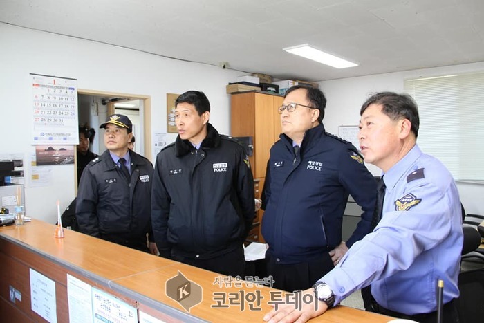 제주해경, 추자도 치안 현장 점검 실시