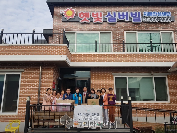 전남도의회 오하근 의원, 설맞이 노인요양시설 위문