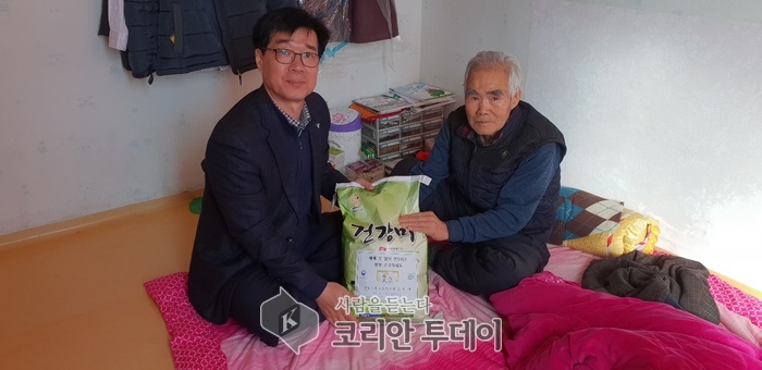 전남동부보훈지청, 설 맞아 저소득보훈가족 위문