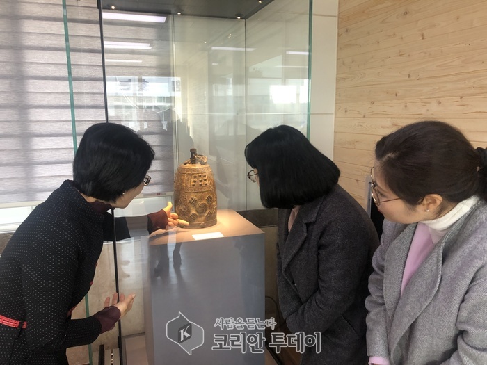 구례교육지원청, 한국교원대 교육박물관에 ‘호양학교 동종’ 전시