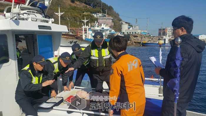 울진해경, 영덕소방서와 합동훈련으로 구조능력 힘써!