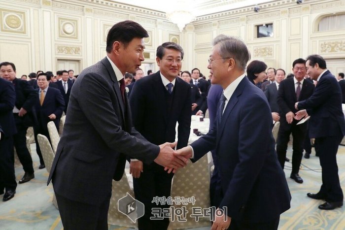 김철우 보성군수, 청와대 간담회에서 시장․군수․구청장 대표로 발언
