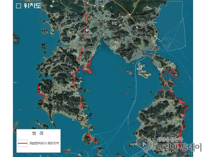 여수시, 국지도 및 해안가 일부 등 ‘개발행위허가 제한’