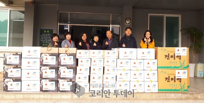 담양군 봉산교회, 경로당에 전하는 대보름맞이 사랑 나눔