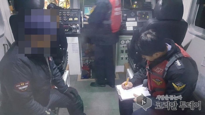 여수해경, 낚싯배 일제단속 기간 중 음주운항 등 안전위반 행위 총 2건 적발