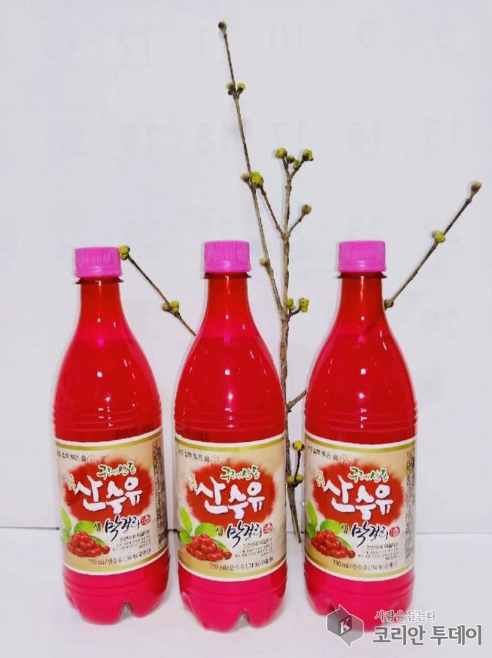 연분홍색 ‘산수유 생막걸리’로 봄을 느껴보세요