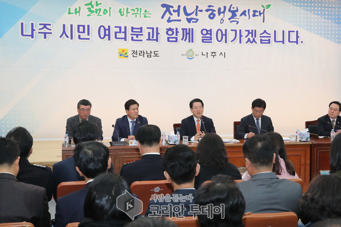김영록 전남도지사, “나주, 에너지도시․장성, 심혈관센터 유치