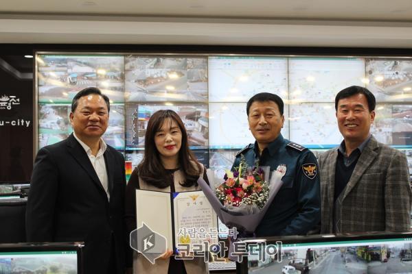 송승현 김제경찰서장 관제센터 찾아 격려