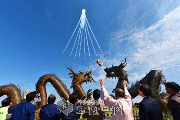 세계 최고 대한민국 공군 특수비행팀 블랙이글스 김제지평선축제 축하 비행 확정