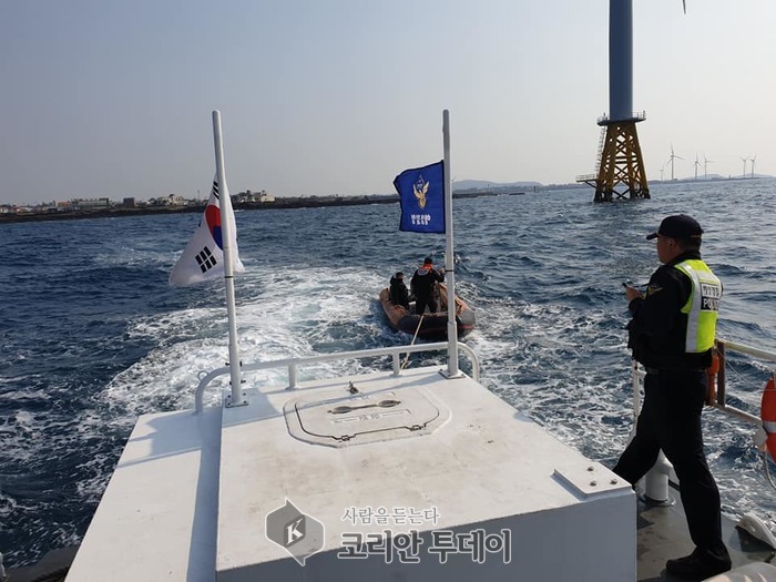 제주해경.기관고장 레저기구 구조