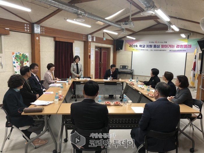 서춘기 교육장, 학교 지원 중심 현장밀착형 경청올레 나서