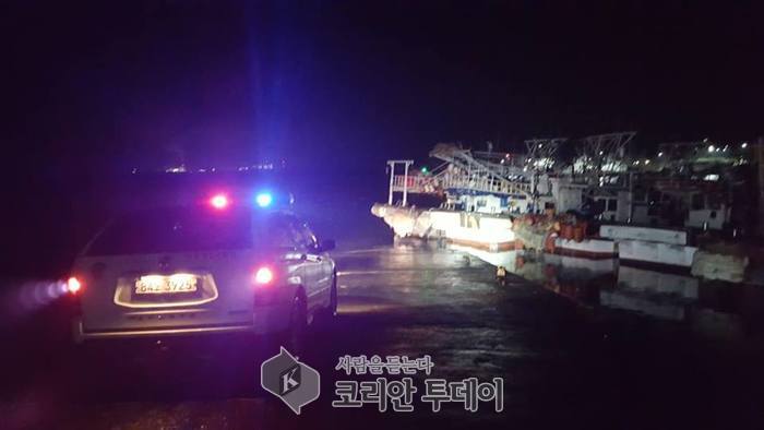 보령해경, 심야시간 대천항 포구 순찰 강화