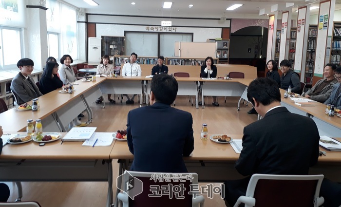 고흥교육지원청, 학교 찾아 혁신학교 성찰의 시간 가져