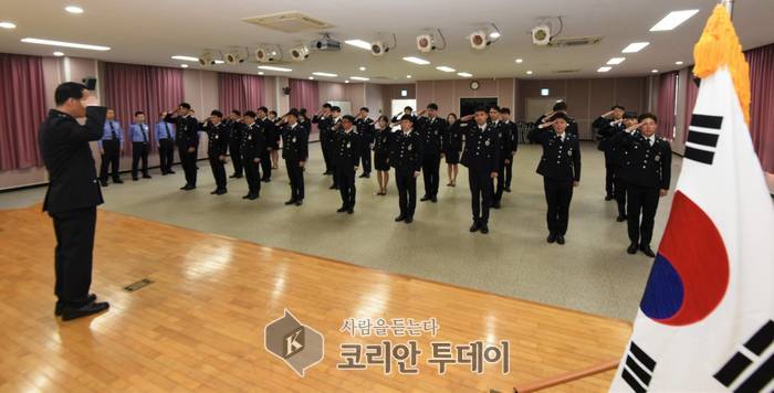 완도해경, 제 236기 신임경찰관 전입 신고식 가져