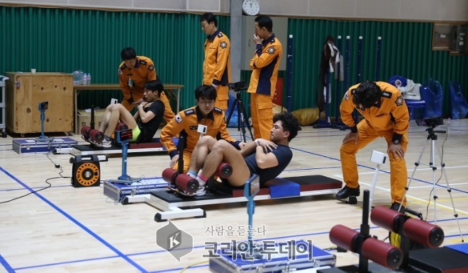 광주시, 소방공무원 신규 채용 체력시험 실시