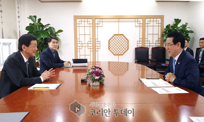 김영록 전남도지사 진영 행정안전부장관 면담