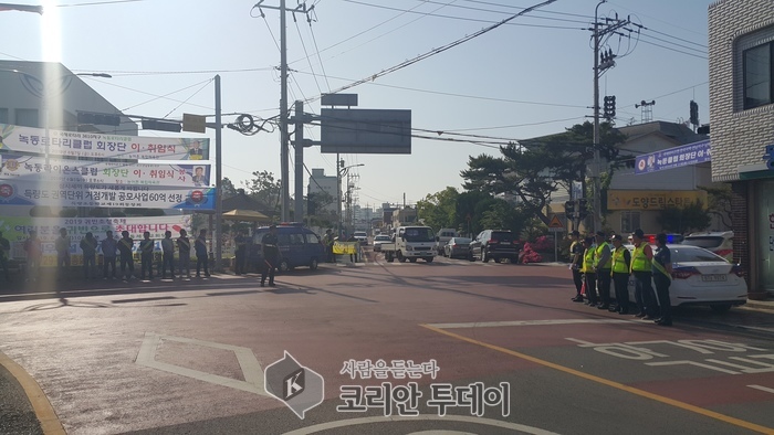 고흥경찰서, 협력단체 회원들과 교통사고 예방 캠페인 실시