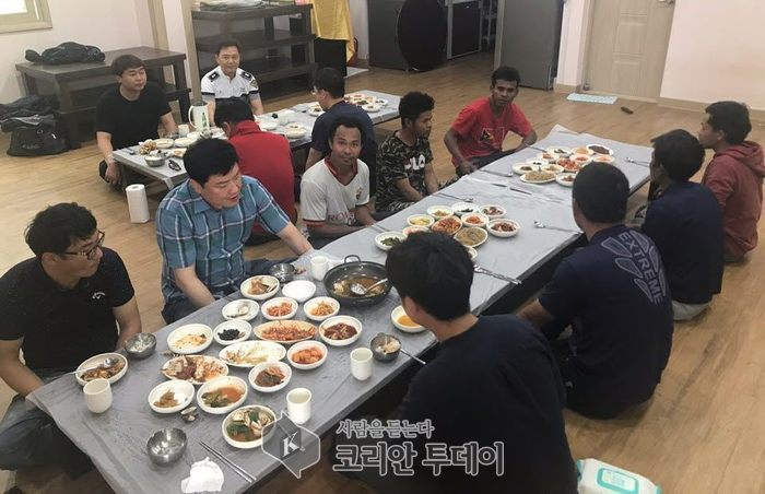 군산해경, 개야도에서 외국인 범죄 예방을 위한 간담회