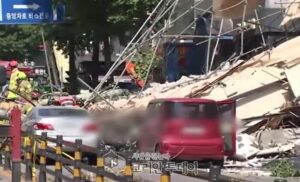 서울 신사역 인근 철거 건물 붕괴 … 여성 1명 구조됐지만 끝내 숨져