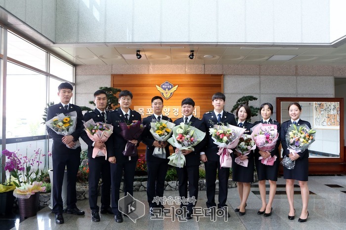 목포해경, 경찰관 13명 승진임용식 가져