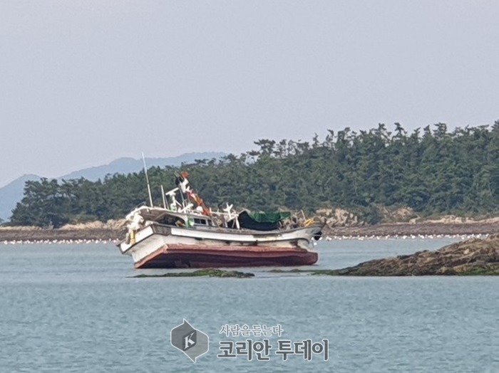 신안군 마진도 해상 좌초선박 발생… 해경 긴급구조